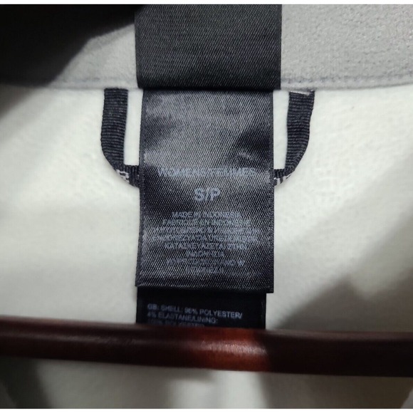 THE NORTH FACE Women's Softshell Bionic White Patterned Fleece AMVX Jacket Sz SP - Picture 4 of 14